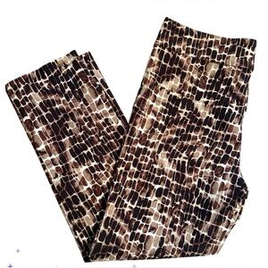 Krazy Larry Pull on Pant (P507) Brown Reptile 12